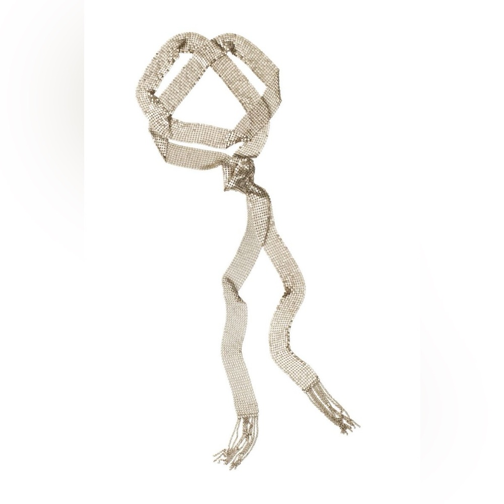 Isabel Marant Pour H&M Metal Mesh Scarf Necklace 2013 - Picture 4 of 8